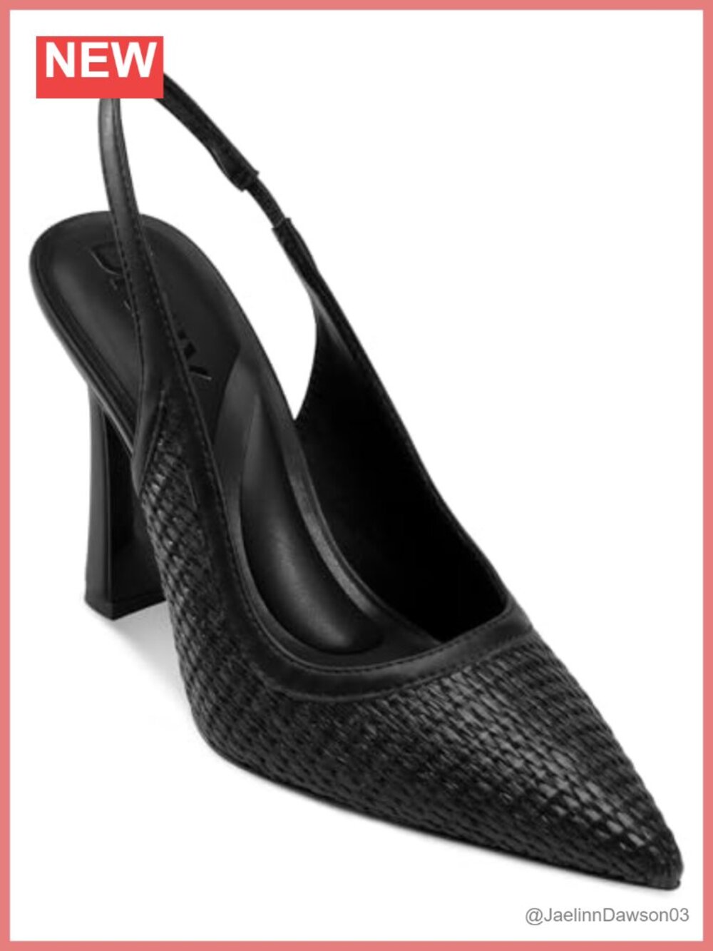 DKNY Women's Cinette Pointed Toe Slingback Pump